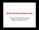 Thumbnail Niche Marketing Made Easy + Free Audio Book