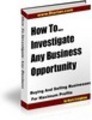 Thumbnail How To Investigate Any Business Opportunity w MRR