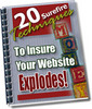 Thumbnail 20 Surefire Techniques To Insure That Your WebSite Explodes
