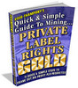 Thumbnail Mining Private Label Rights Gold  + 25 FREE Reports ( Bargain Hunter Warehouse )