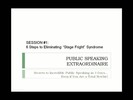 Thumbnail Public Speaking Extraodinaire. Lesson 1 of 4. Thumbnail Public Speaking Extraodinaire. Lesson 1 of 4.