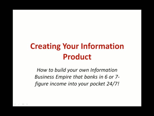 Product picture How to Create Your own Information Product.