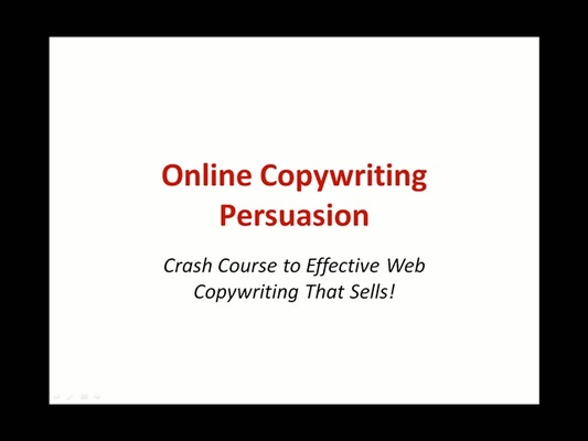 Product picture Crash Course to Effective Web Copywriting That Sells!
