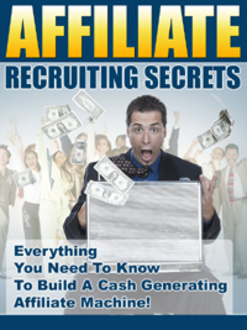 Product picture  Affiliate Recruiting Secrets 