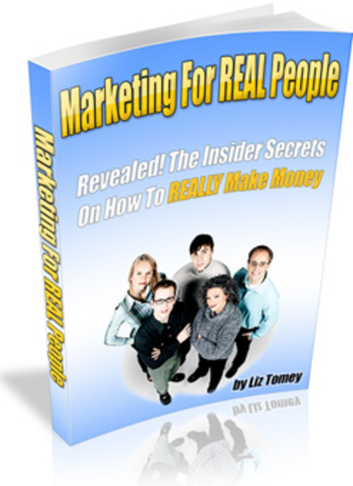 Product picture Marketing for REAL People + 25 FREE Reports ( Bargain Hunter Warehouse )