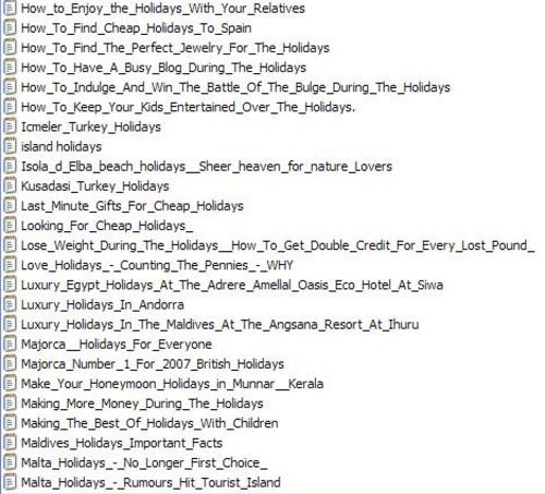 Product picture 25 Holidays PLR Articles Vol 6 bargainhunterwarehouse.com