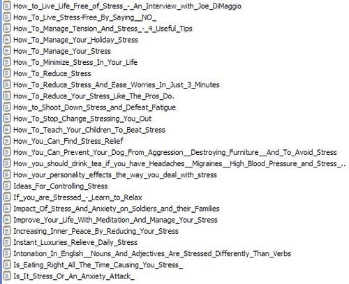 Product picture 25 Stress PLR Articles Vol. 11 + 25 FREE Reports ( Bargain Hunter Warehouse )