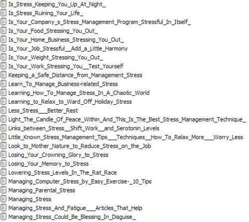 Product picture 25 Stress PLR Articles Vol. 12 + 25 FREE Reports ( Bargain Hunter Warehouse )