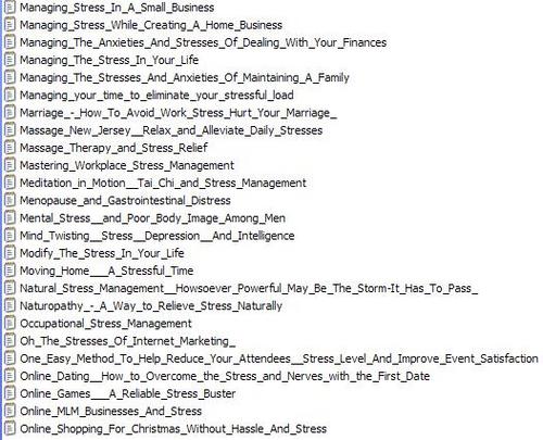 Product picture 25 Stress PLR Articles Vol. 13 + 25 FREE Reports ( Bargain Hunter Warehouse )