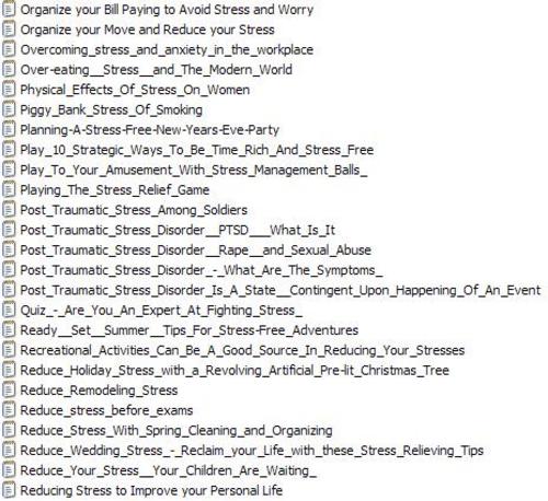 Product picture 25 Stress PLR Articles Vol. 14 + 25 FREE Reports ( Bargain Hunter Warehouse )