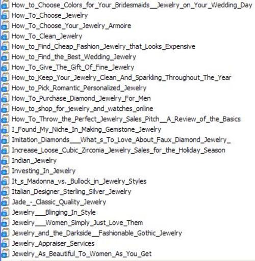 Product picture 25 Jewelry PLR Articles Vol. 6 $1.25