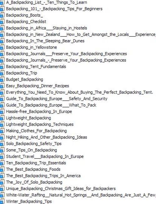 Product picture 33 Backpacking Tips, Resources, Destinations and Safety Tips