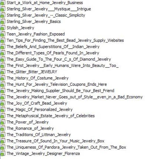 Product picture 25 Jewelry PLR Articles Vol. 10 $1.25