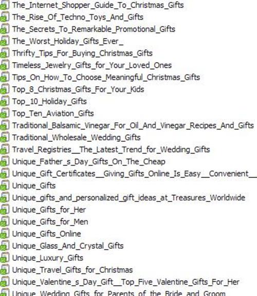 Product picture 25 Gifts PLR Articles Vol. 9 + 25 FREE Reports ( Bargain Hunter Warehouse )