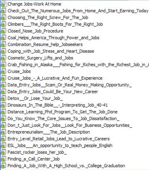 Product picture 25 Job PLR Articles Vol. 2 + 25 FREE Reports ( Bargain Hunter Warehouse )