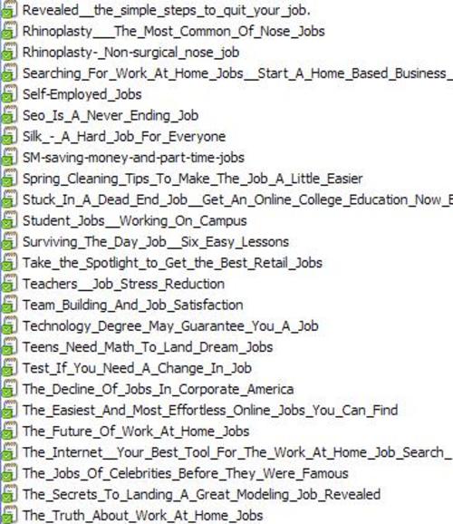 Product picture 25 Job PLR Articles Vol. 8 + 25 FREE Reports ( Bargain Hunter Warehouse )