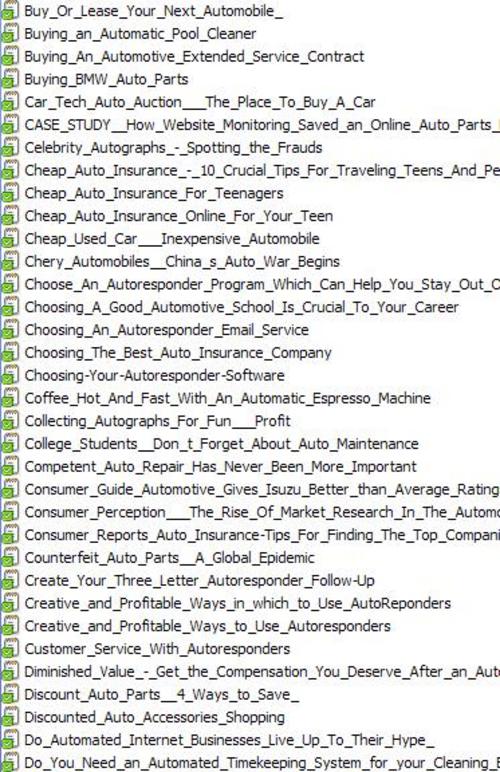 Product picture 34 Automotive Auto PLR Articles Vol. 6 - extended service contract, cherry automobiles, automotive school, counterfeit auto parts, discounted auto parts