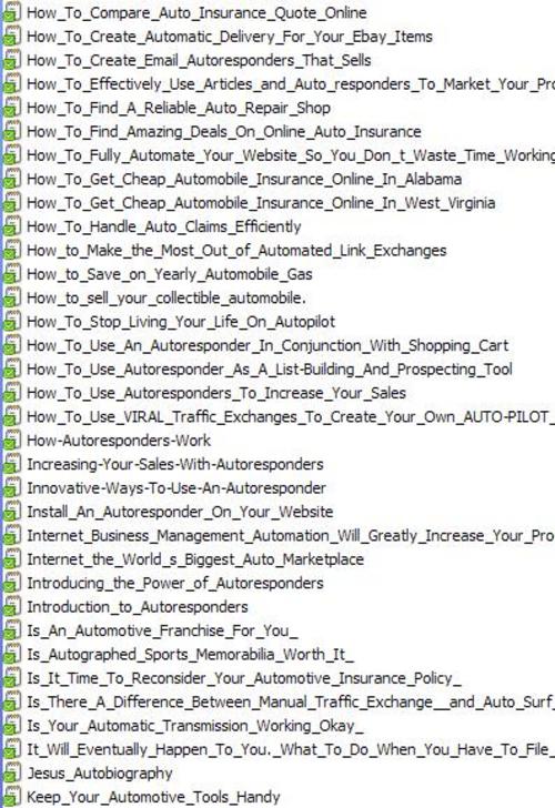 Product picture 34 Automotive Auto PLR Articles Vol. 9 - reliable auto repair, save on gasoline, sell your collectible automobile