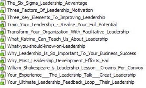 Product picture 12 Leadership PLR Articles Vol. 4 + 25 FREE Reports ( Bargain Hunter Warehouse )