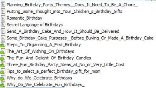 Product picture 13 Birthday PLR Articles Vol. 3 + 25 FREE Reports ( Bargain Hunter Warehouse )