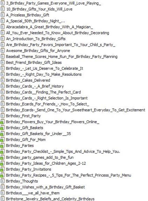 Product picture 34 Birthday PLR Articles Vol. 1 + 25 FREE Reports ( Bargain Hunter Warehouse )