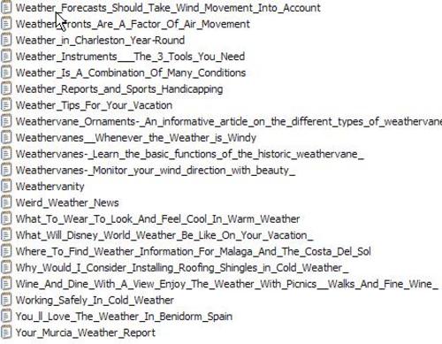 Product picture 21 Weather PLR Articles Vol. 3 www.bargainhunterwarehouse.com