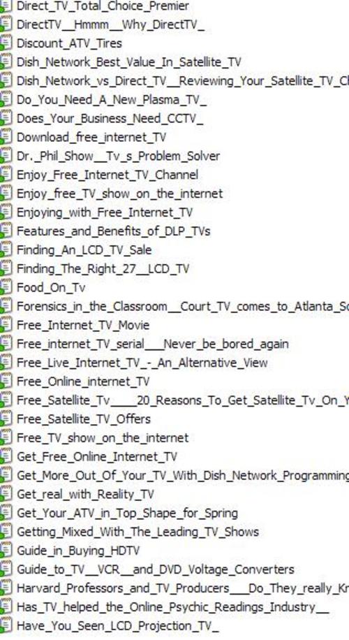 Product picture TV Television PLR Articles Vol. 3 bargainhunterwarehouse.com