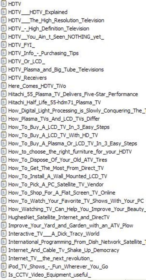 Product picture TV Television PLR Articles Vol. 4 bargainhunterwarehouse.com