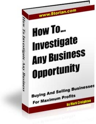 Product picture How To Investigate Any Business Opportunity w MRR