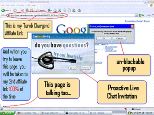 Product picture New Turbo Affiliate Link Generator with Master Resale Rights ( Bargain Hunter Warehouse )