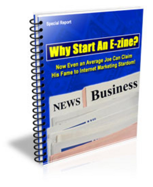 Product picture Why Start An E zine With Master Resale Rights Plus 10 FREE Bonus Reports ( Bargain Hunter Warehouse )
