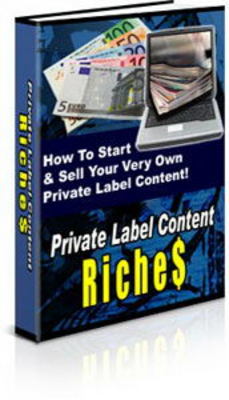 Product picture Private Label Content Riches 