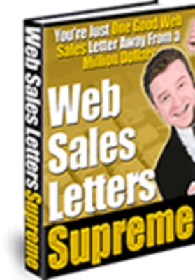 Product picture Web Sales Letters Supreme with Resell Rights