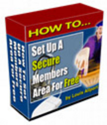 Product picture How to Set Up a Secure Members Area for Free 
