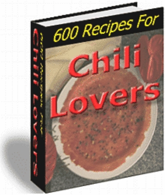 Product picture 600 Recipes for Chili Lovers Cookbook