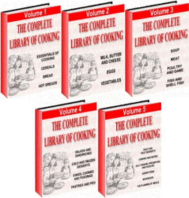 Product picture The Complete Library of Cooking Outstanding 5 volume set