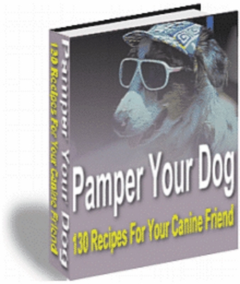 Product picture Pamper Your Dog Recipes Cookbook 