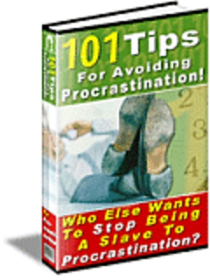 Product picture 101 Tips Avoid Procrastination BARGAIN HUNTER WAREHOUSE