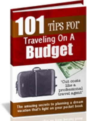 Product picture 101 Tips Traveling On A Budget BARGAIN HUNTER WAREHOUSE