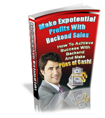 Product picture New Make Exponential Profits with Backend Sales + Gift
