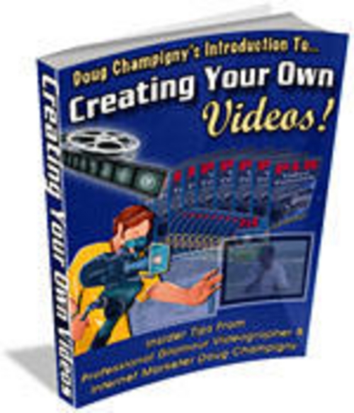 Product picture Creating Your Own Videos! + Master Resale Rights + 25 FREE Reports ( Bargain Hunter Warehouse )