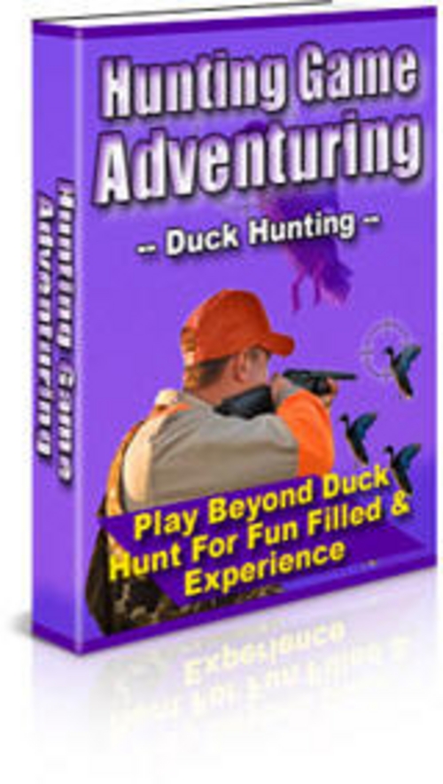 Product picture Hunting Game Adventuring   Play Beyond Duck Hunt + 25 FREE Reports ( Bargain Hunter Warehouse )