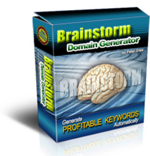Product picture Brainstorm Domain Generator + 25 FREE Reports ( Bargain Hunter Warehouse )