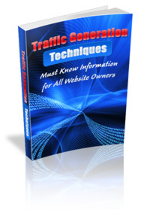 Product picture *NEW!* Traffic Generation Techniques   | Drive Steady Streams of Highly Targeted Traffic to ANY Website Now! 