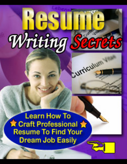Product picture Resume Writing Scerets + 25 FREE Reports ( Bargain Hunter Warehouse )