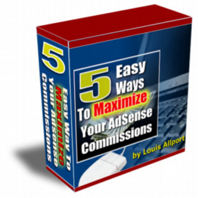 Product picture 5 Easy Ways To Maximize Your AdSense Commissions