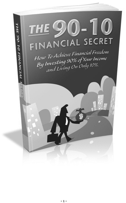 Product picture The 90-10 Financial Secret - bargainhunterwarehouse.com