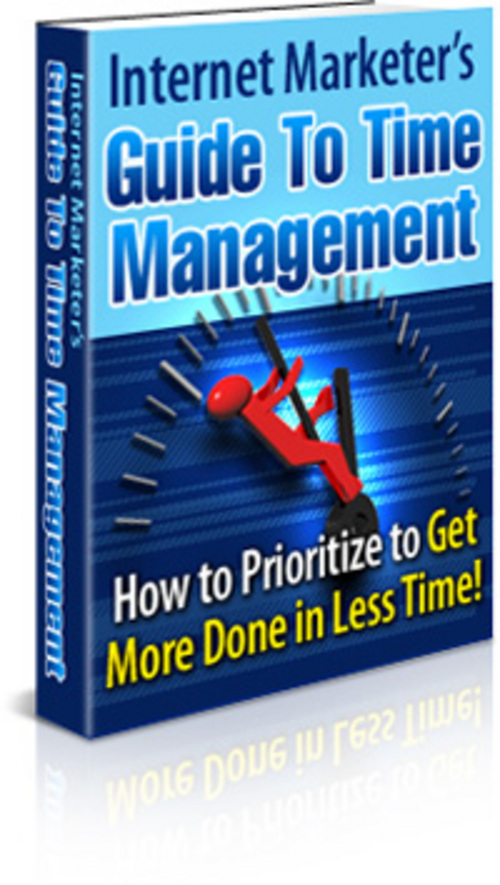 Product picture  Internet Marketers Guide To Time Management 