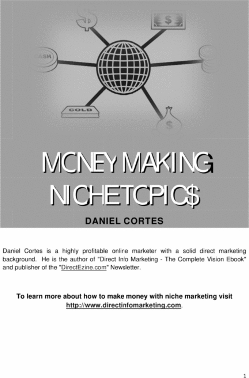 Product picture Money Making Niche Topics  + 25 FREE Reports ( Bargain Hunter Warehouse )