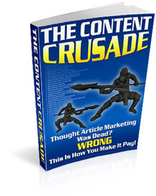 Product picture The Content Crusade + 25 FREE Reports ( Bargain Hunter Warehouse )